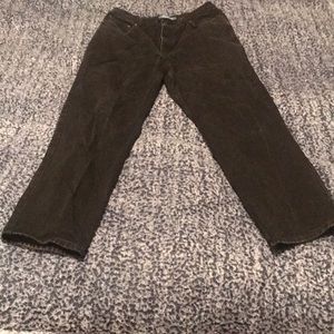 Faded relaxed black jeans. 36x32